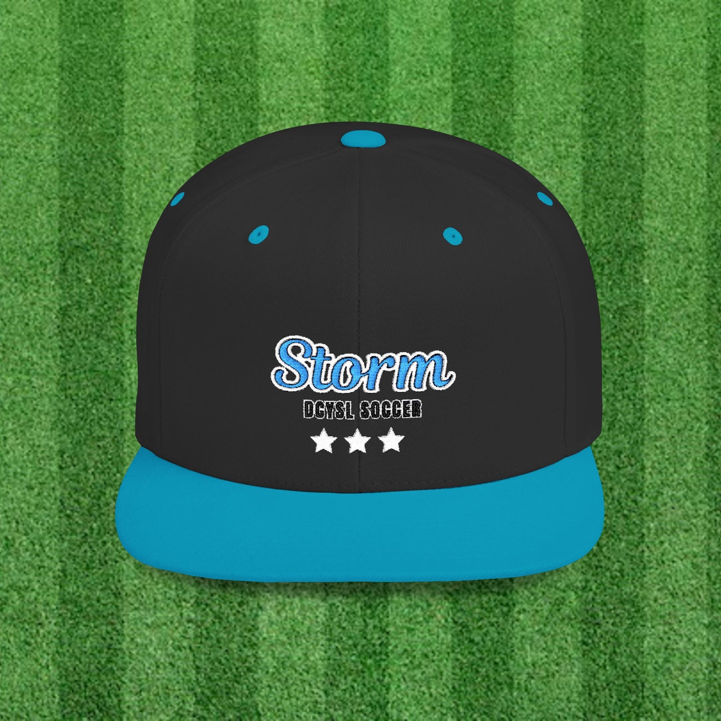 STORM Flat Bill Snapback Cap