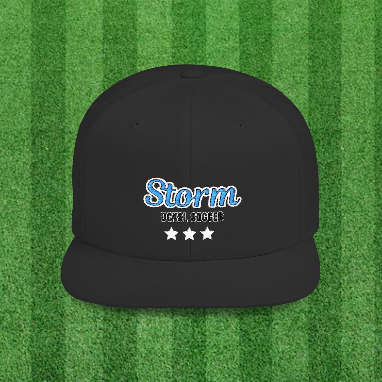 STORM Flat Bill Snapback Cap
