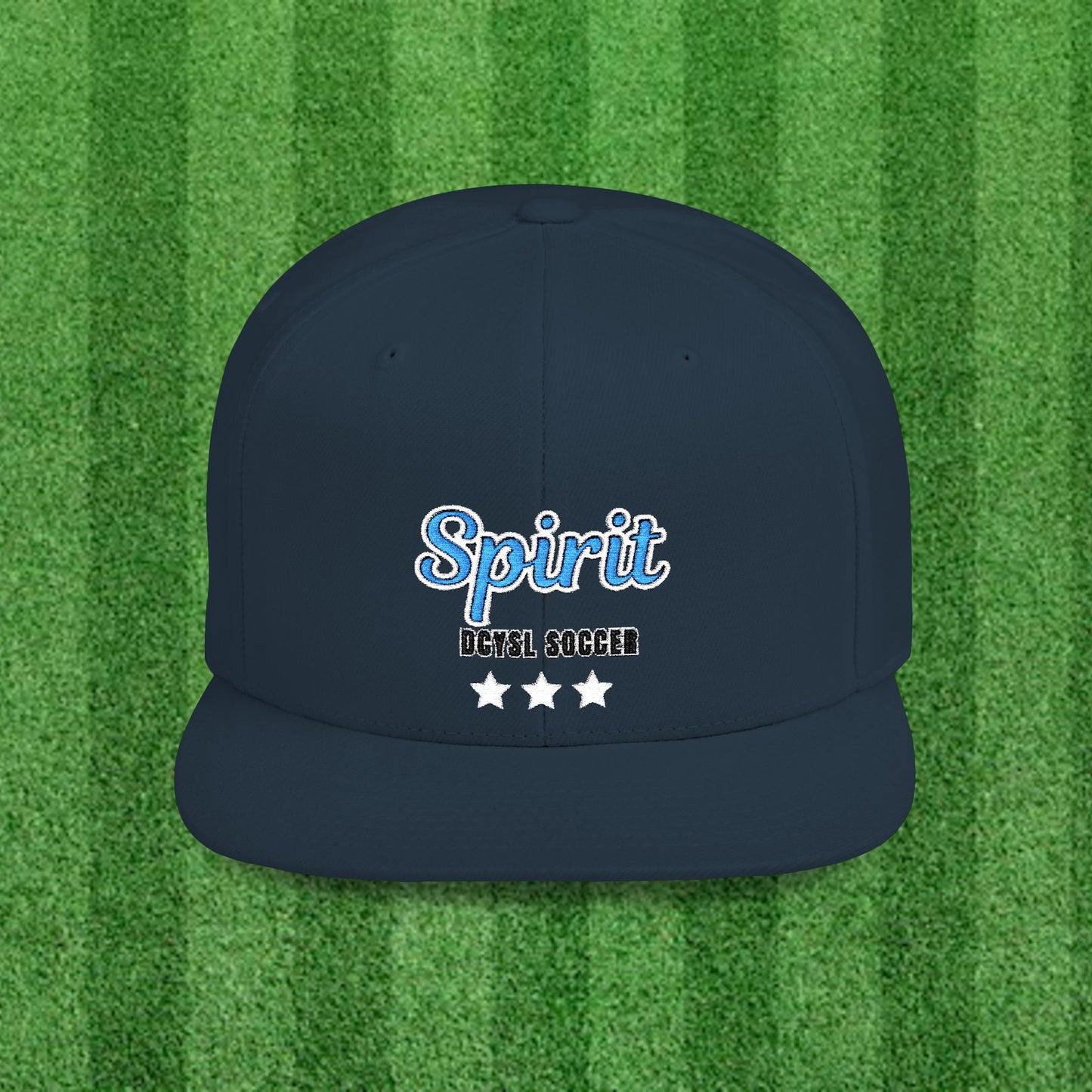 SPIRIT Flat Bill Snapback Cap