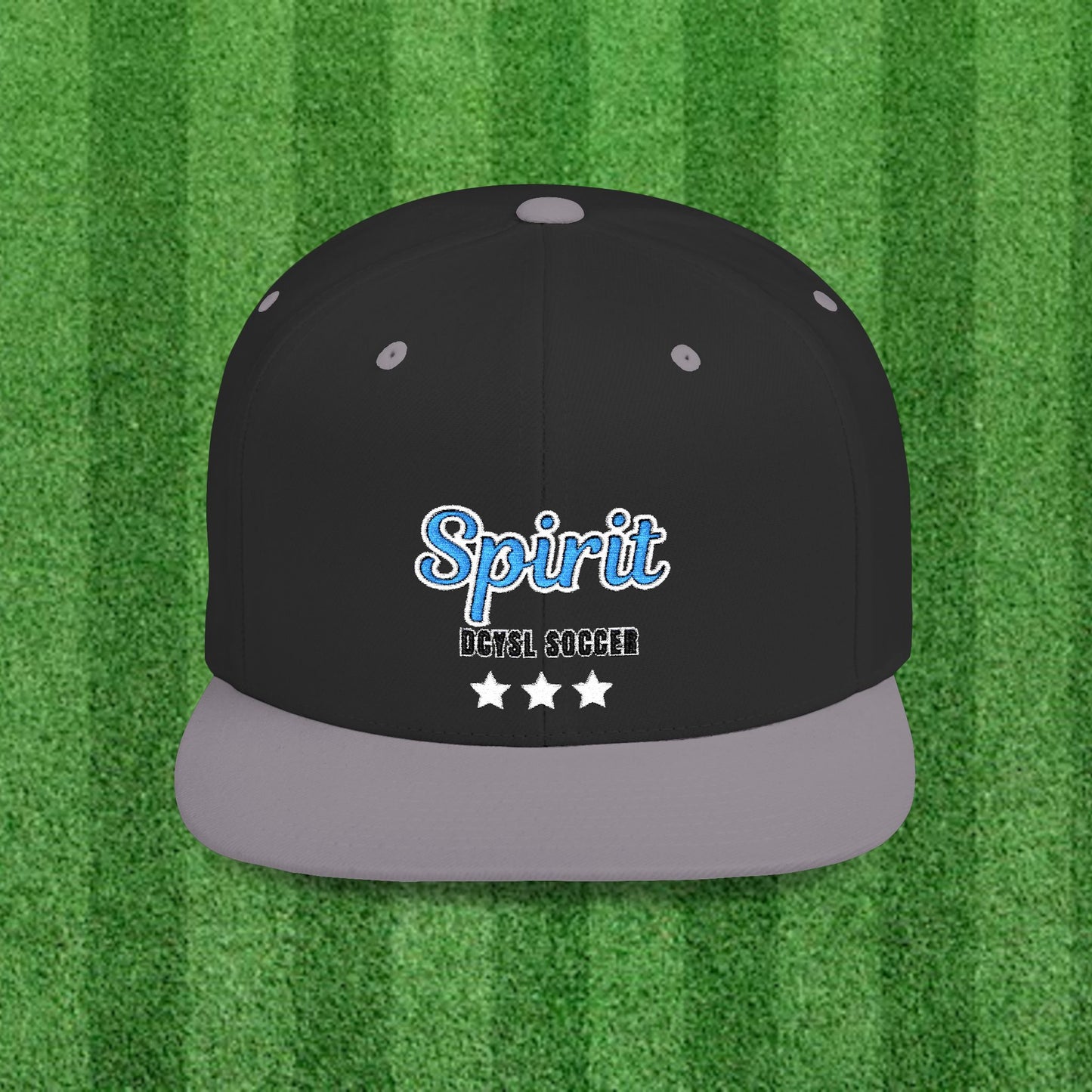 SPIRIT Flat Bill Snapback Cap