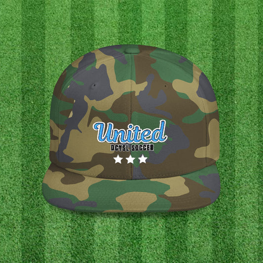 UNITED Flat Bill Snapback Cap