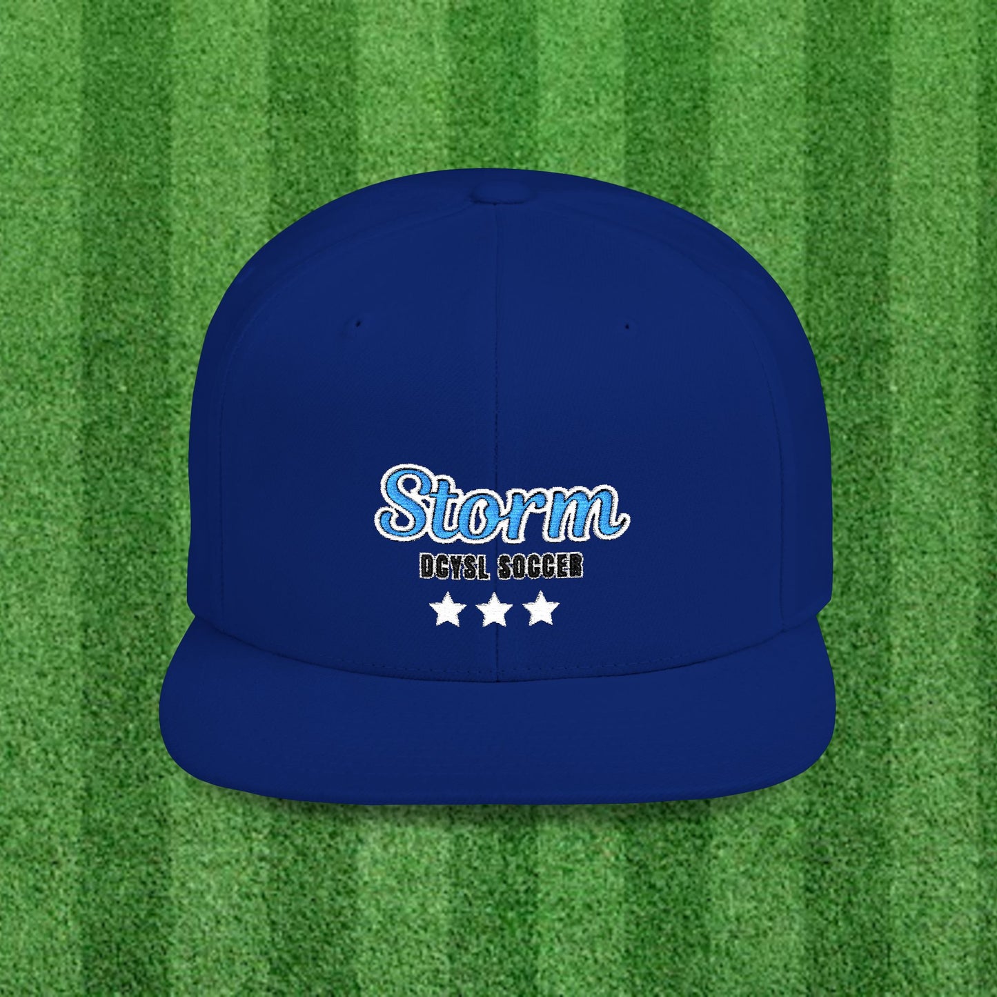 STORM Flat Bill Snapback Cap