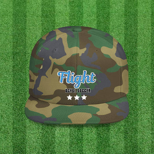 FLIGHT Flat Bill Snapback Cap