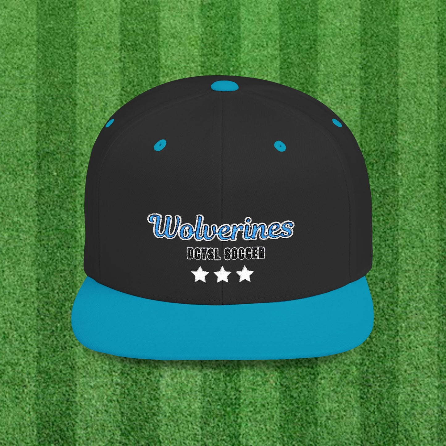 WOLVERINES Flat Bill Snapback Cap