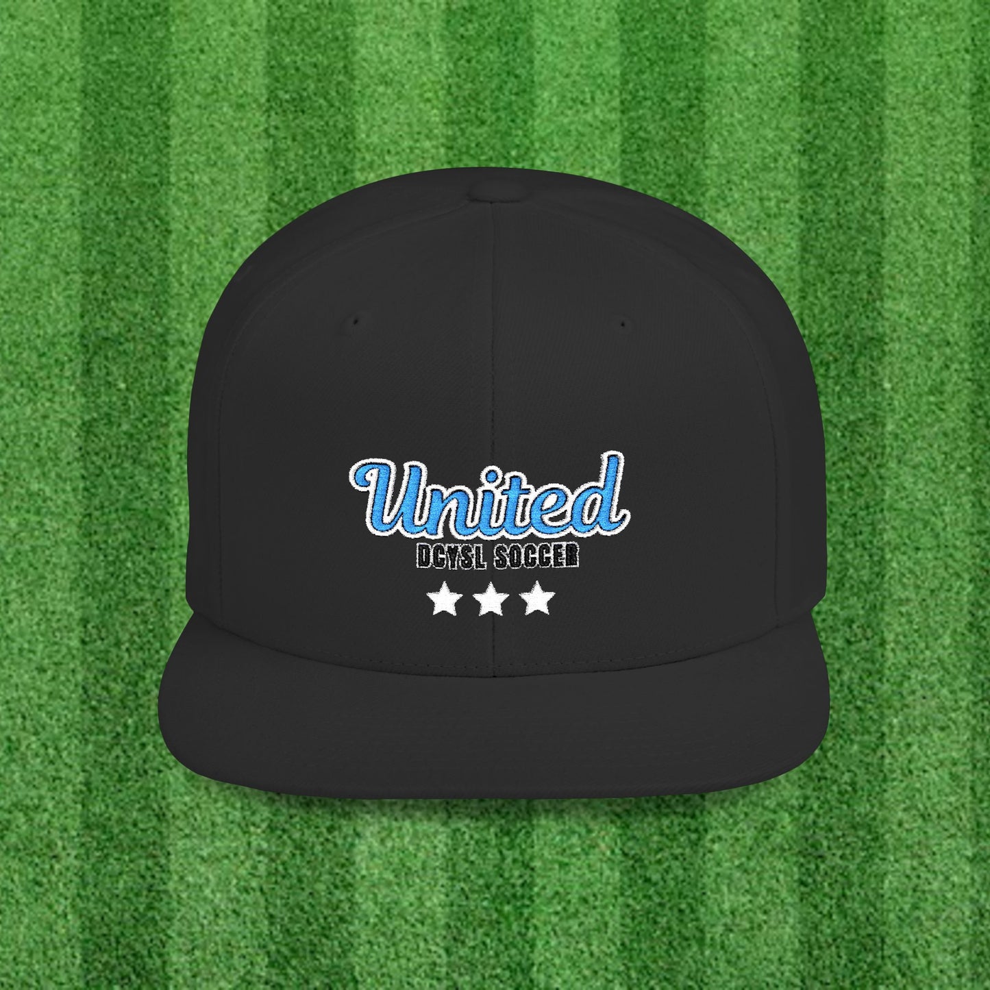 UNITED Flat Bill Snapback Cap