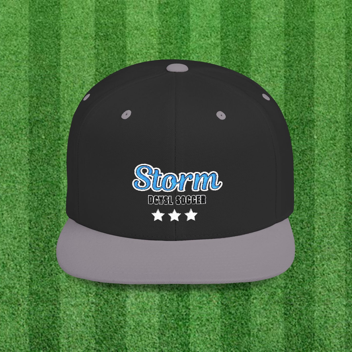 STORM Flat Bill Snapback Cap
