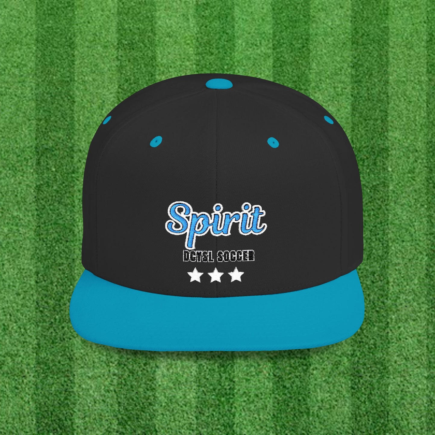 SPIRIT Flat Bill Snapback Cap