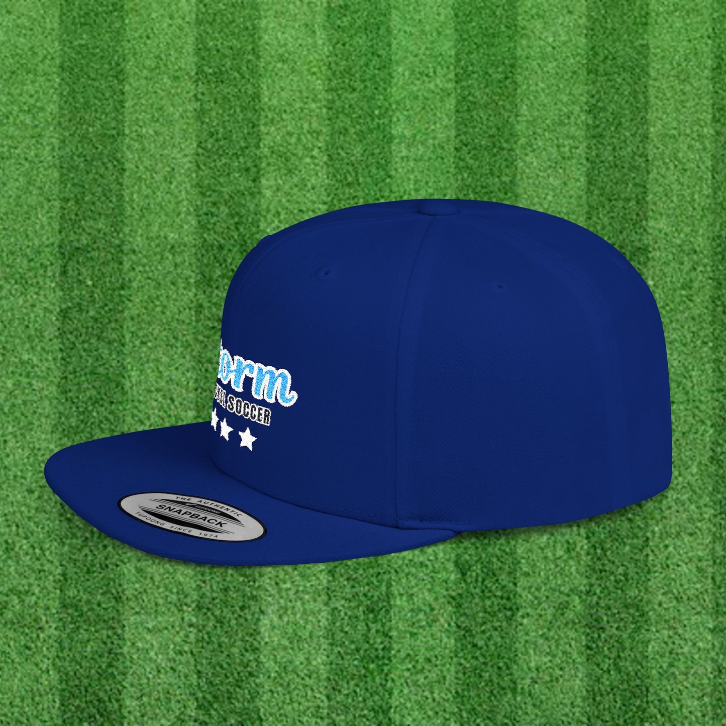 STORM Flat Bill Snapback Cap