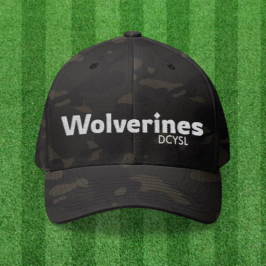 Wolverines Fitted Hat - Embroidered