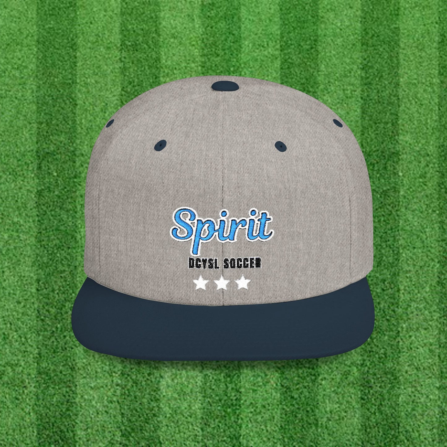 SPIRIT Flat Bill Snapback Cap