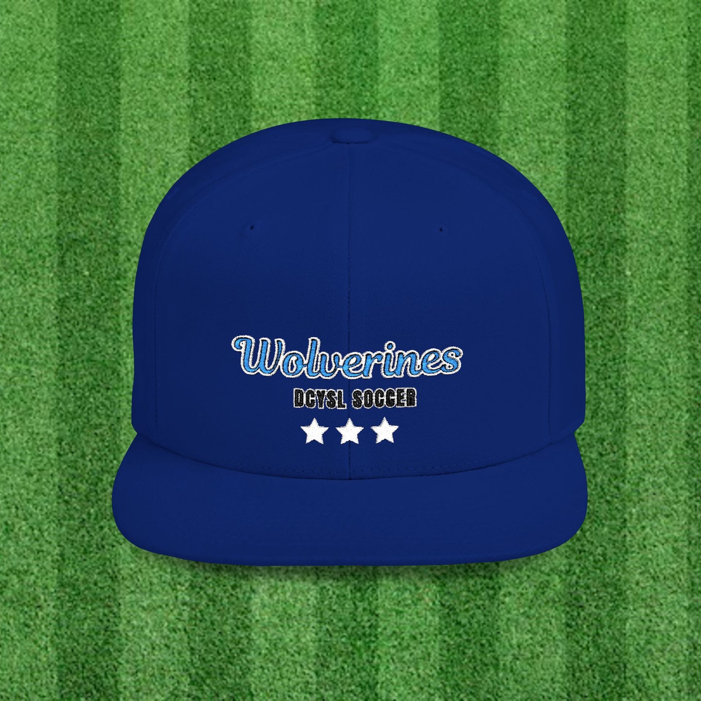 WOLVERINES Flat Bill Snapback Cap