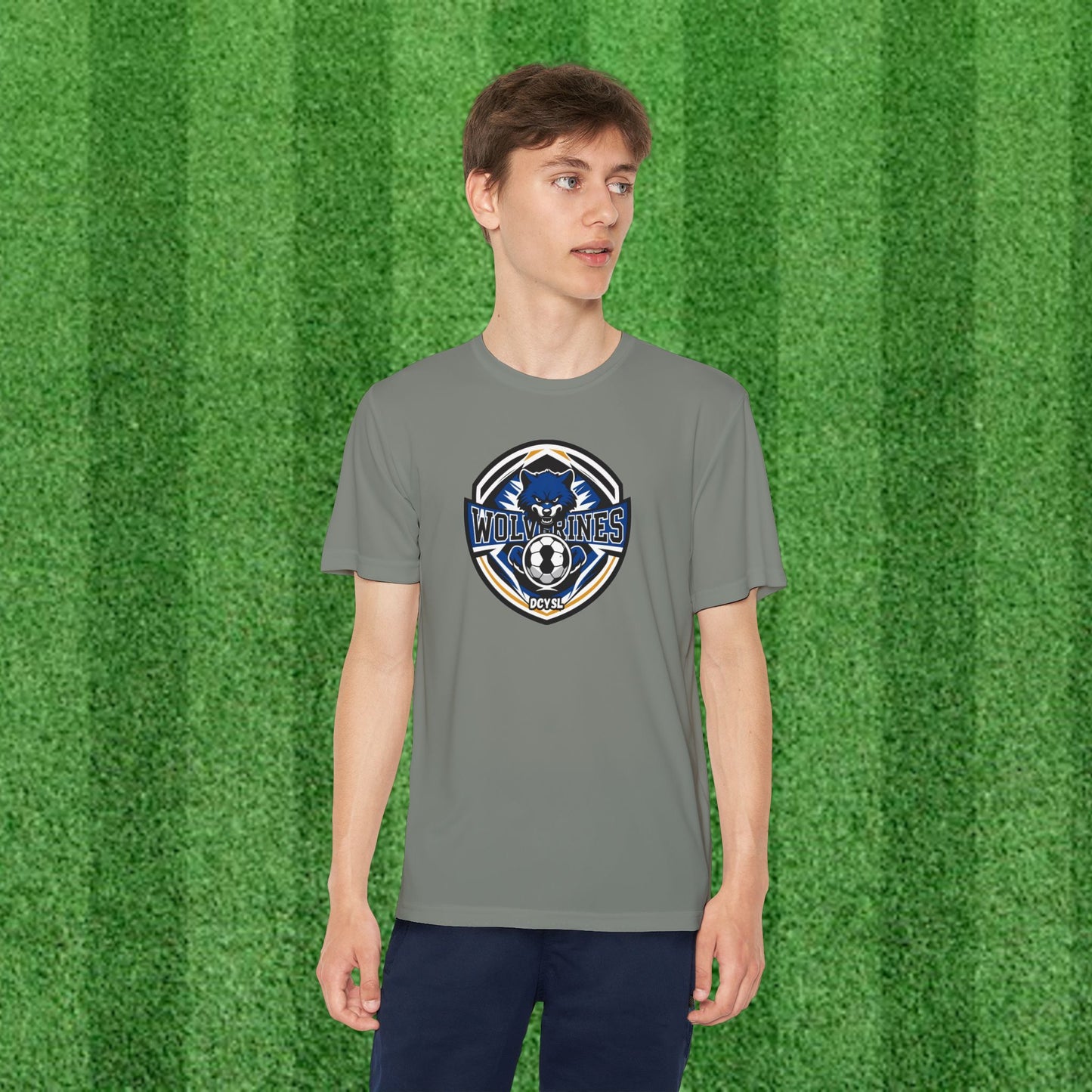 WOLVERINES Youth Dri Fit Tee