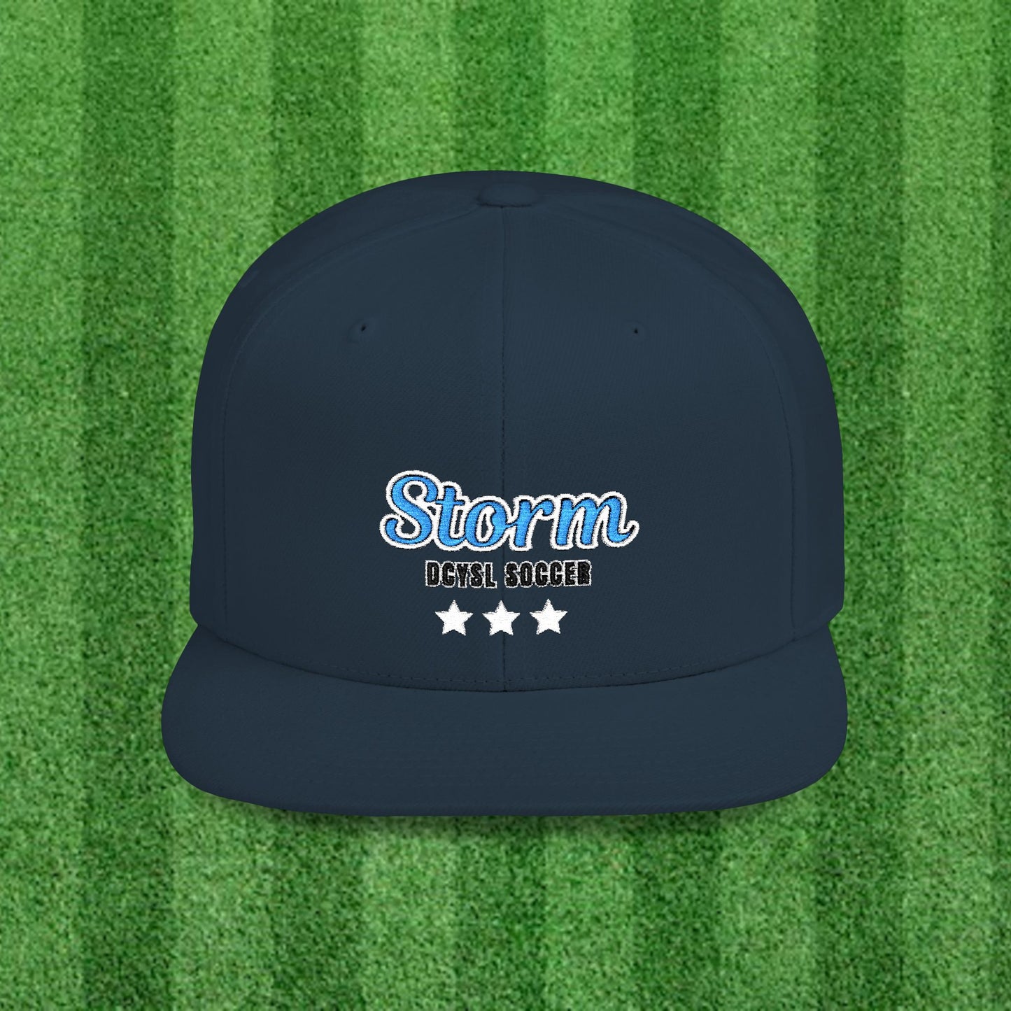 STORM Flat Bill Snapback Cap