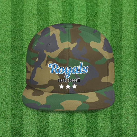 ROYALS Flat Bill Snapback Cap