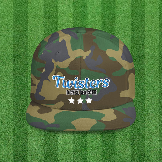 TWISTERS Flat Bill Snapback Cap