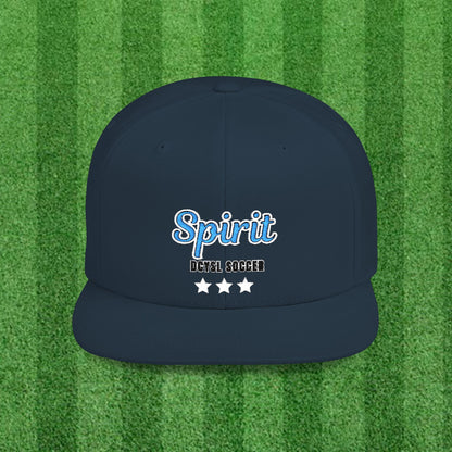 SPIRIT Flat Bill Snapback Cap