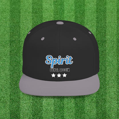 SPIRIT Flat Bill Snapback Cap