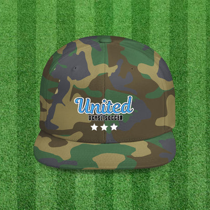 UNITED Flat Bill Snapback Cap