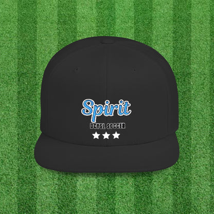SPIRIT Flat Bill Snapback Cap
