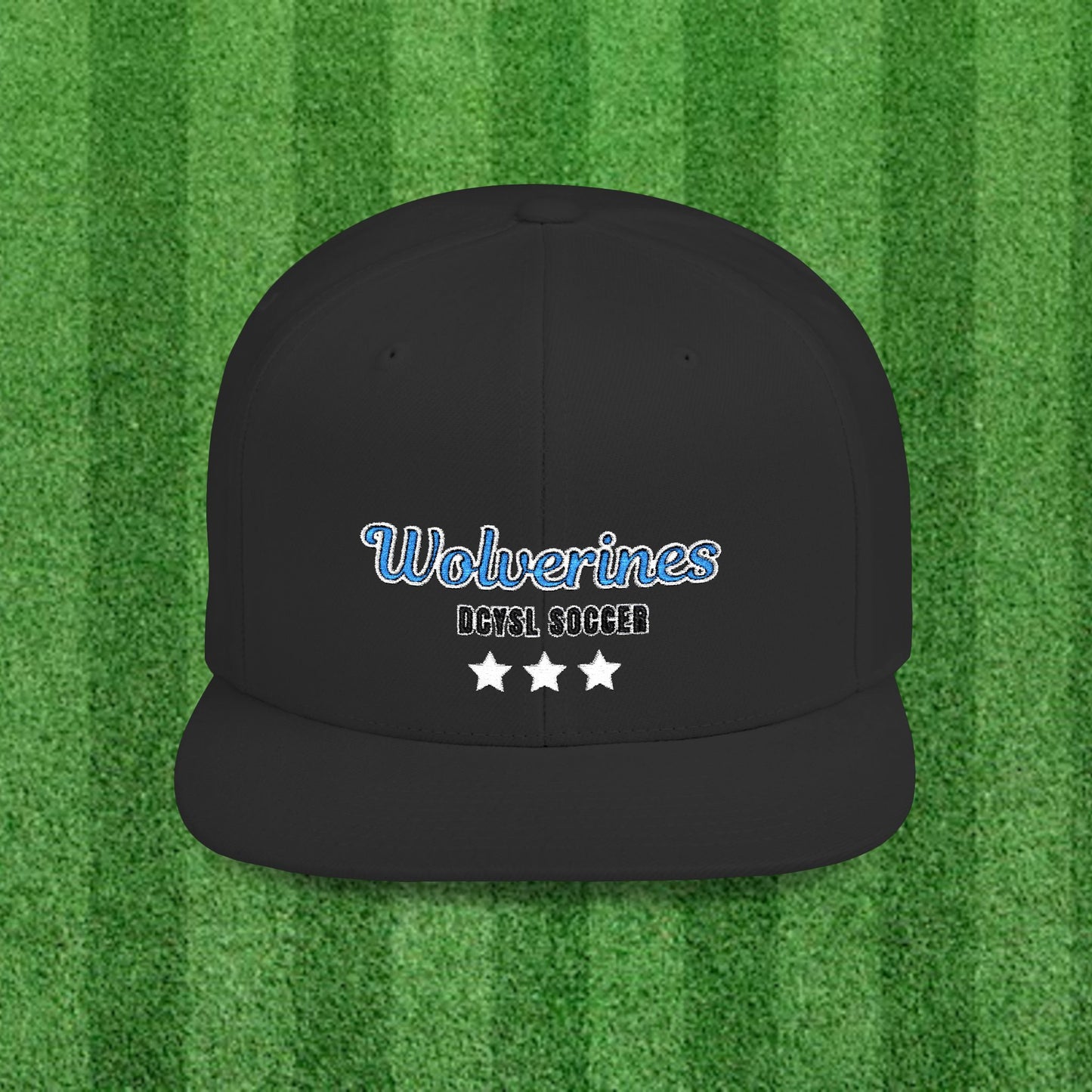 WOLVERINES Flat Bill Snapback Cap