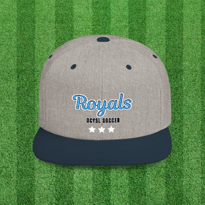 ROYALS Flat Bill Snapback Cap