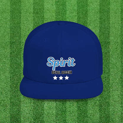 SPIRIT Flat Bill Snapback Cap