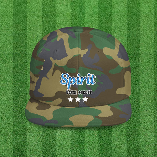 SPIRIT Flat Bill Snapback Cap