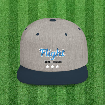 FLIGHT Flat Bill Snapback Cap