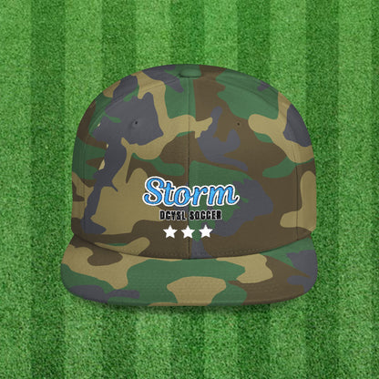 STORM Flat Bill Snapback Cap