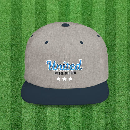 UNITED Flat Bill Snapback Cap
